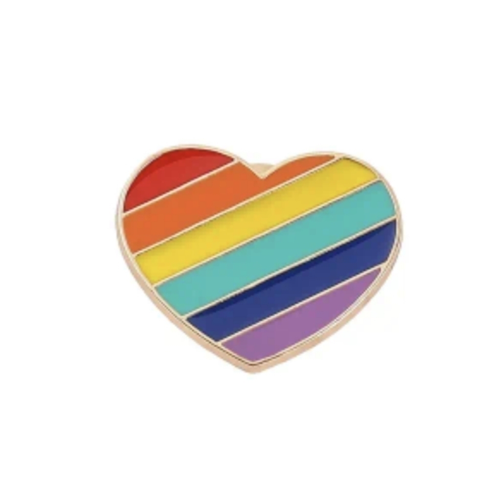 🌈Pin--Rainbow Heart ✴️LAST ONE✴️